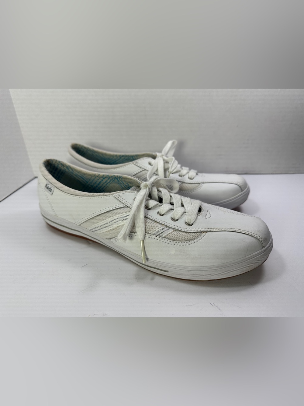 Keds White Women's Lace-Up Athletic Sneakers